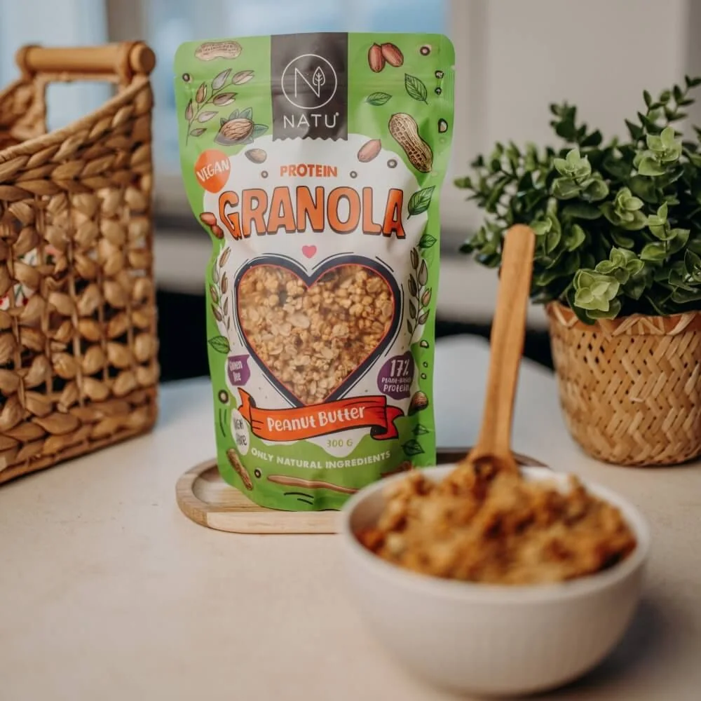 NATU Protein Granola s arašídovým krémem 300 g