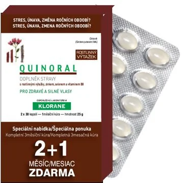 KLORANE Quinoral regenerátor vlasů 3x 60cps