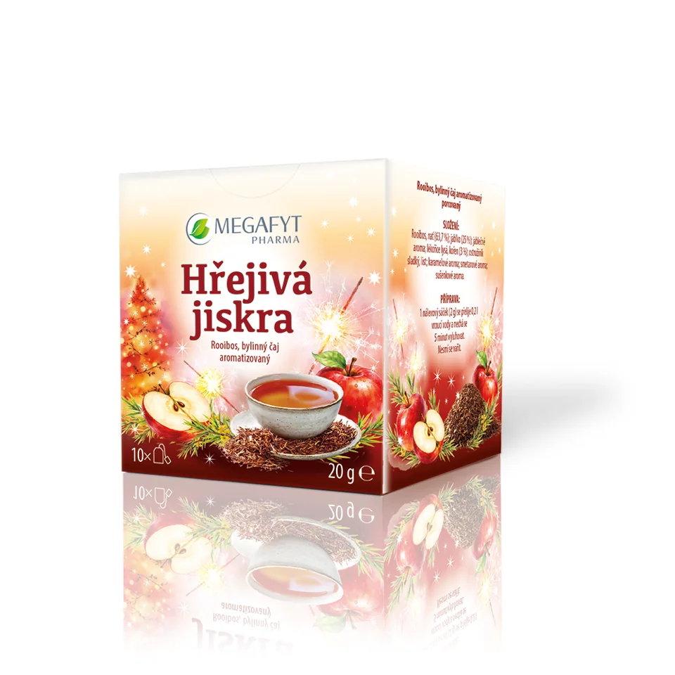 Megafyt Hřejivá jiskra porcovaný čaj 10x2 g