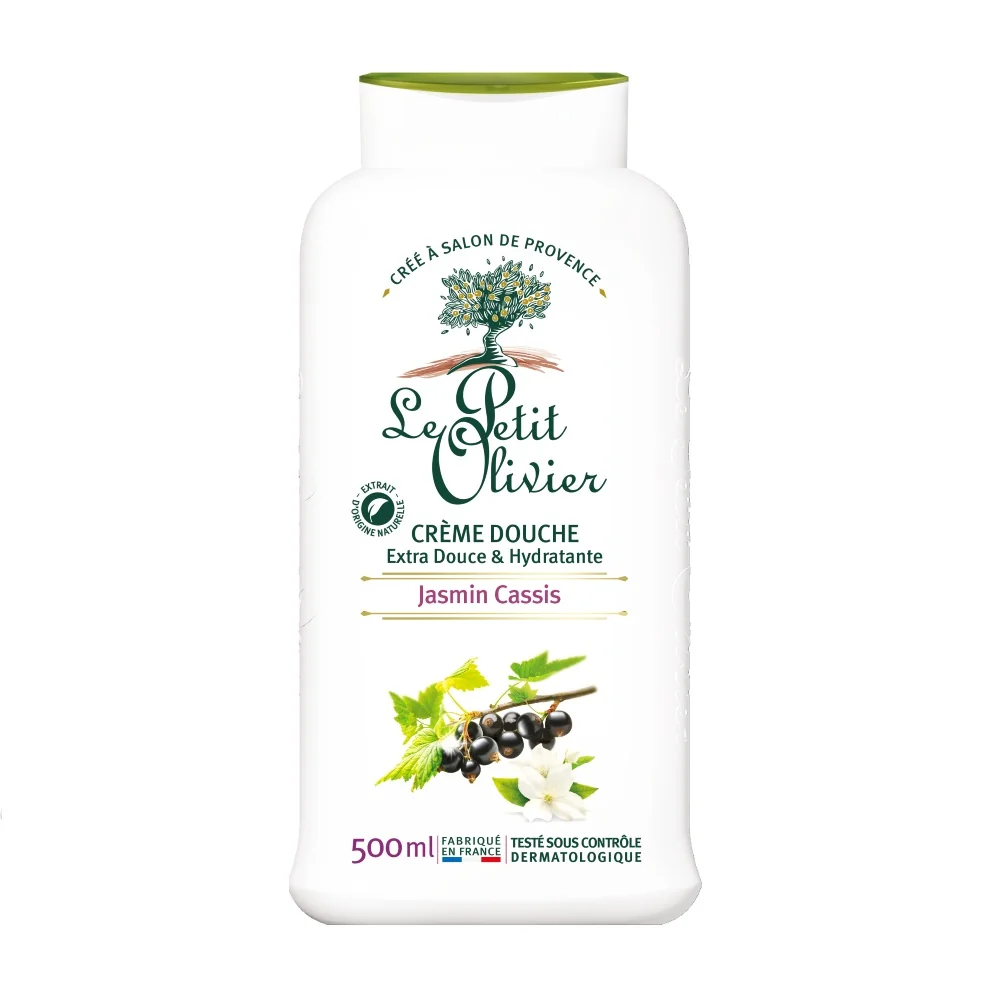 Le Petit Olivier Sprchový krém Jasmín a černý rybíz 500 ml