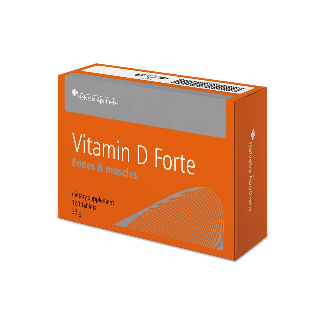 Helvetia Apotheke Vitamín D Forte 100 tablet