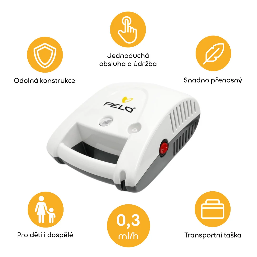PELO Kompresorový inhalátor NB100NIMBO