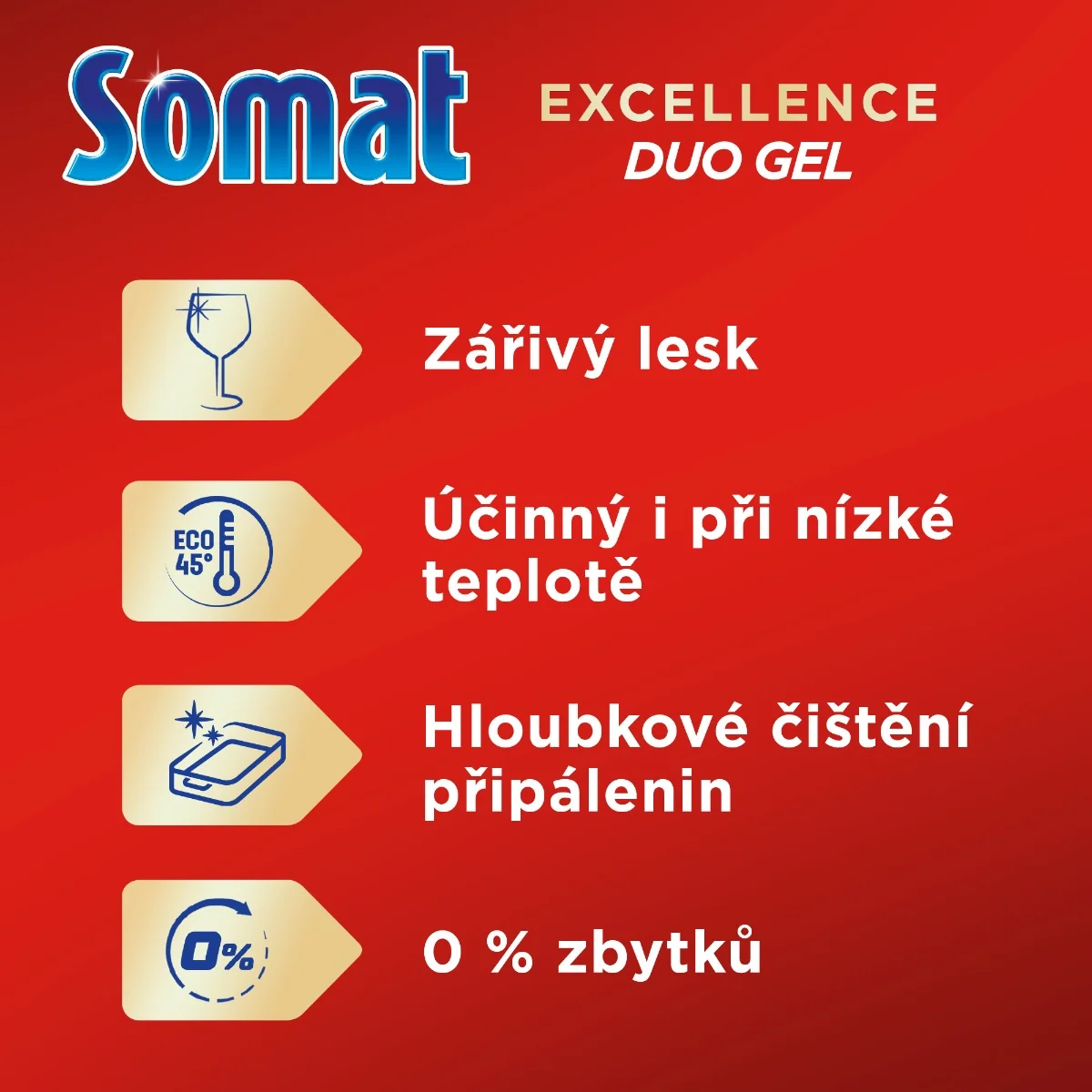 Somat Gel do myčky Excellence Anti Grease 3x630 ml 105 dávek