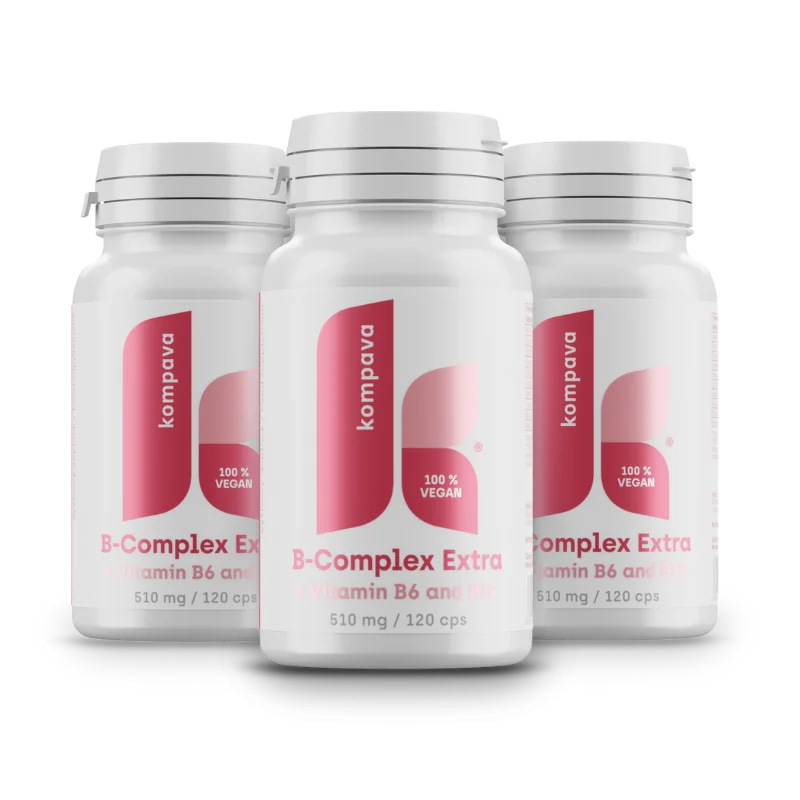 KOMPAVA B-komplex Extra 510mg/120 kapslí