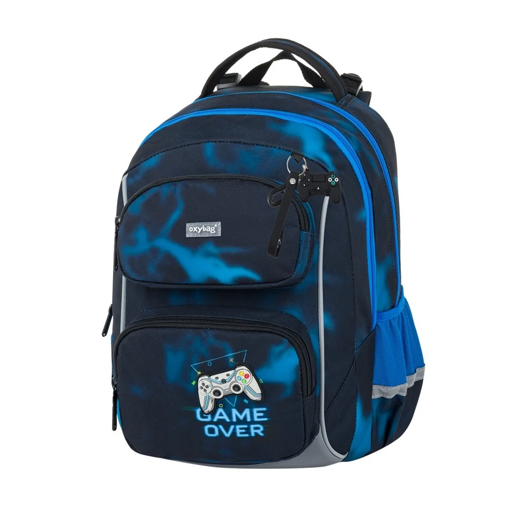 Oxybag OXY JUMPER - školní set Gamer 3 ks: batoh, penál, sáček batoh, penál, sáček