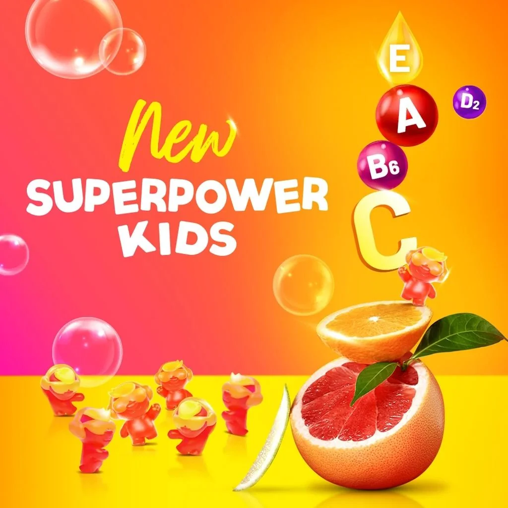 IvyBears Superpower Kids vitamíny pro děti 60 ks