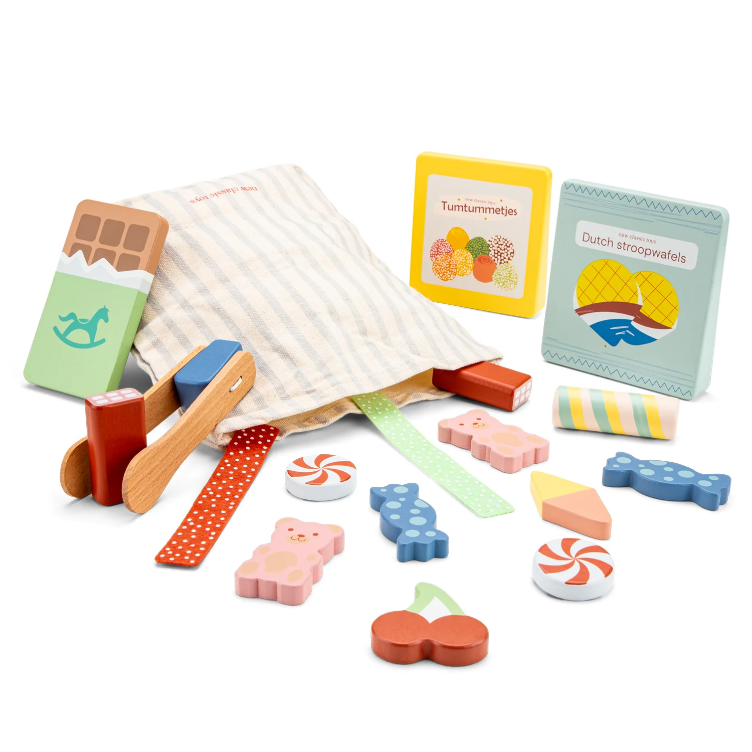 New Classic Toys Dřevěná sada - cukrovinky