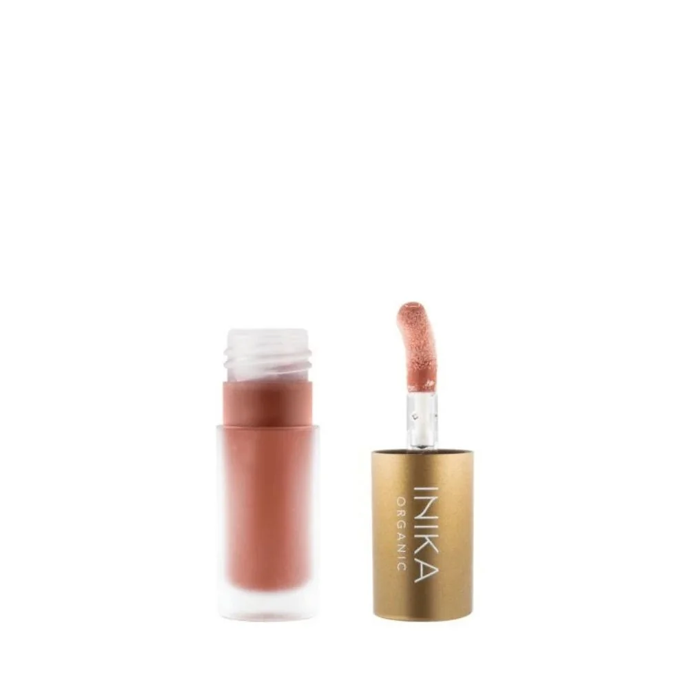 Inika Organic Tónovaný olej na rty s kolagenem a skvalanem Blossom 5 ml