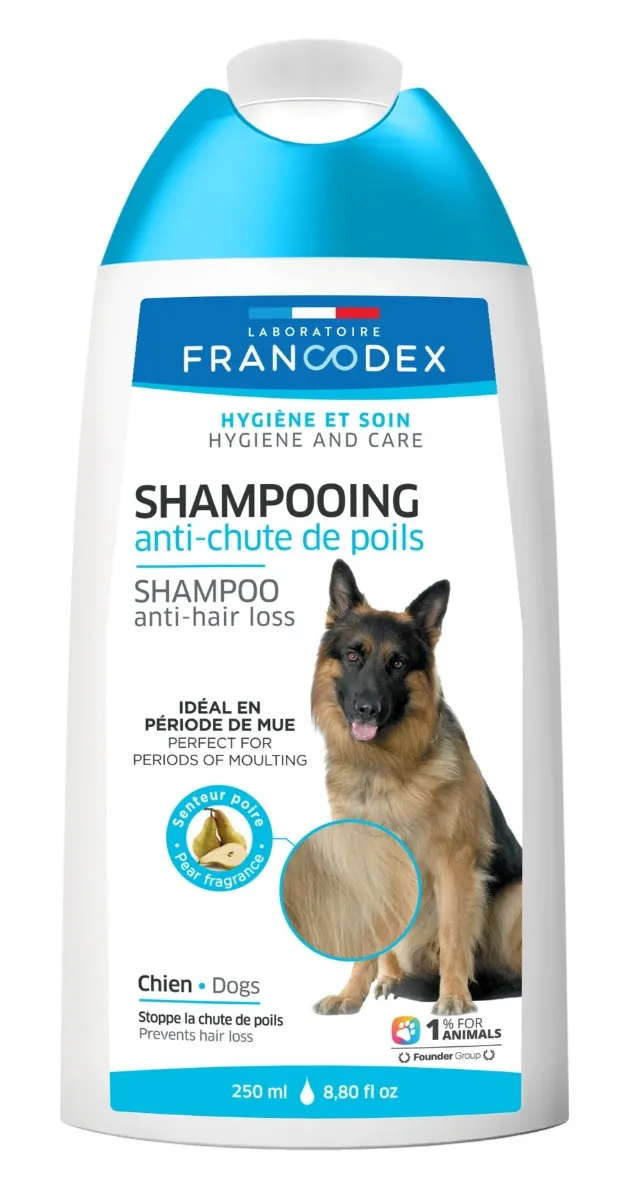 Francodex Šampon proti vypadávání chlupů pro psy 250 ml