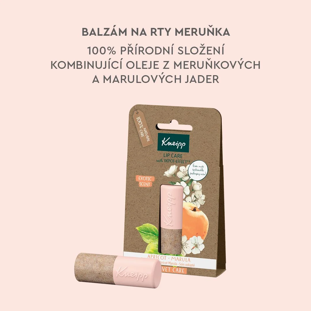 Kneipp Balzám na rty Meruňka 4,7 g
