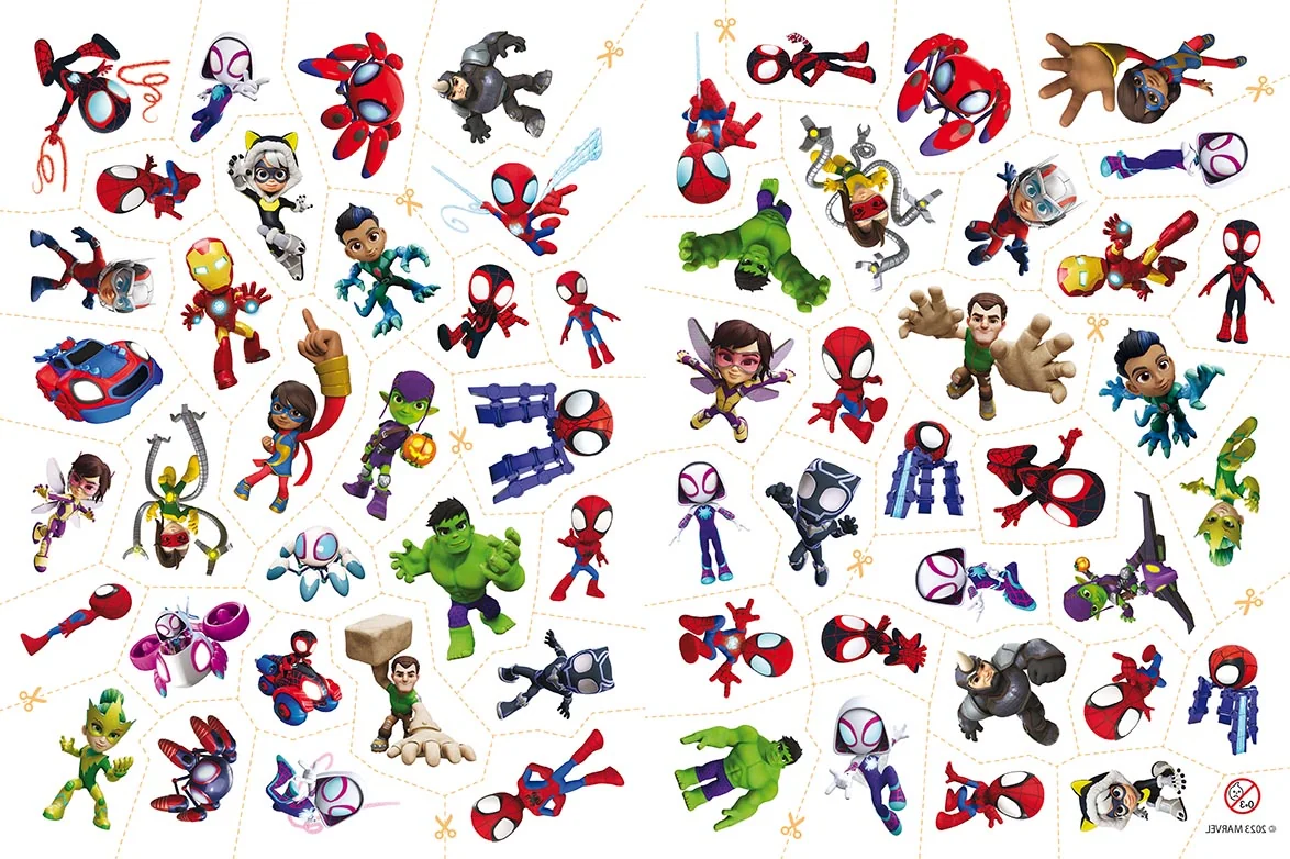 JIRI MODELS Omalovánky s tetováním Spidey 1 ks