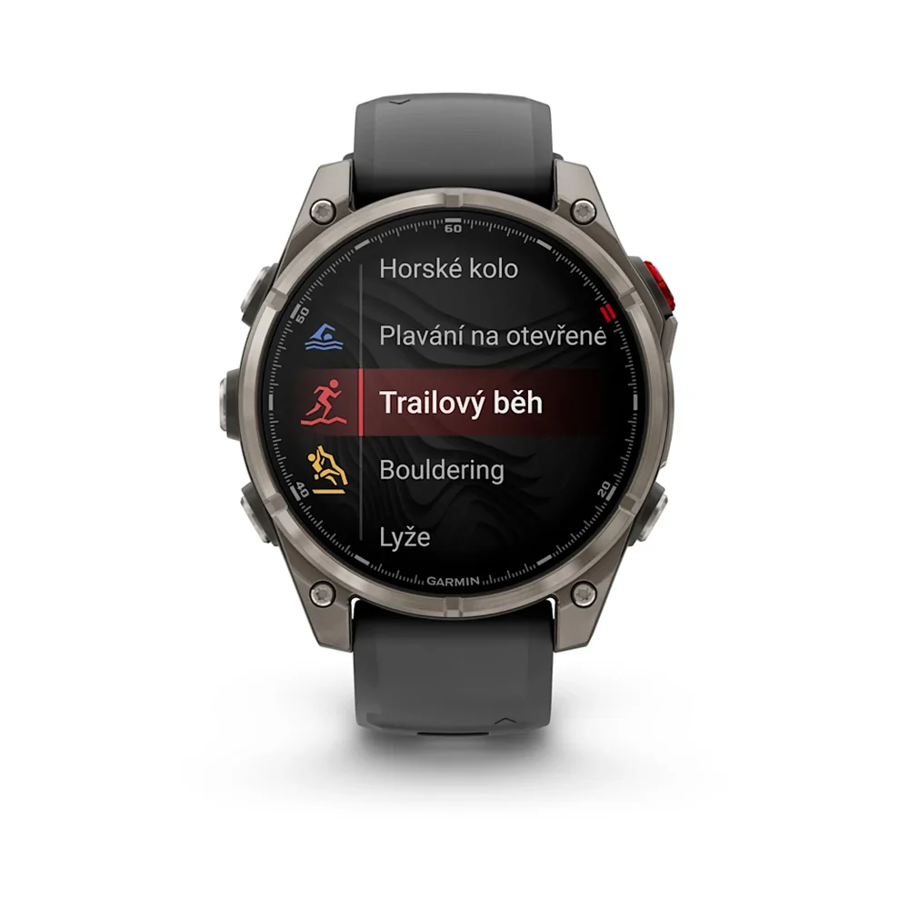 Garmin Fenix 8 Pro AMOLED 47 mm chytré hodinky Sapphire Graph/Black