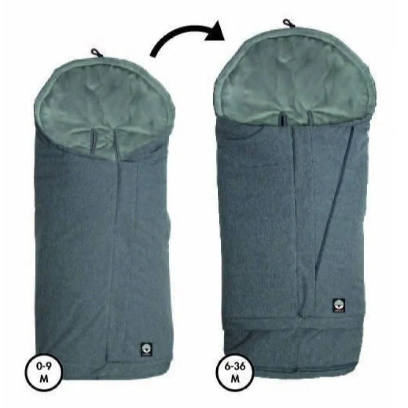 Dooky fusak Footmuff vel. S/L 2v1 Grey Melange