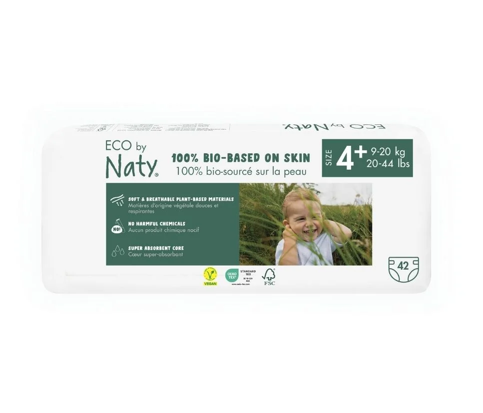 ECO by Naty Maxi+ 9-20 kg dětské plenky 42 ks
