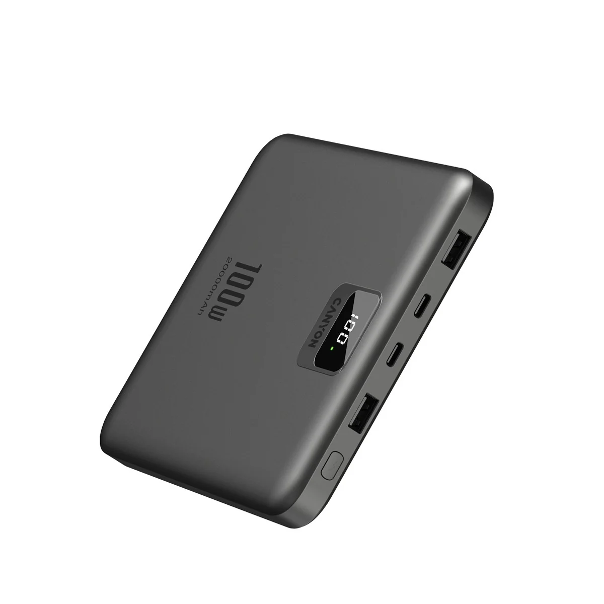 Canyon Power Bank PB-2008, 20000mAh, tmavě šedá 