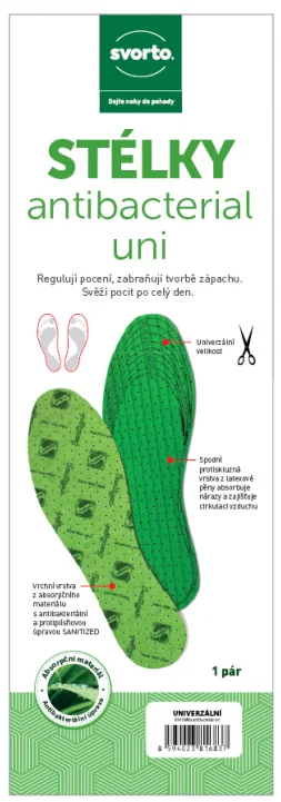 Svorto 064 Stélky antibacterial UNI vel. 36–46 1 pár