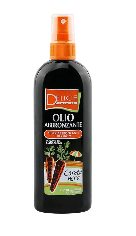Delice Solaire Black Carrot Tanning Oil Ultra Bronze