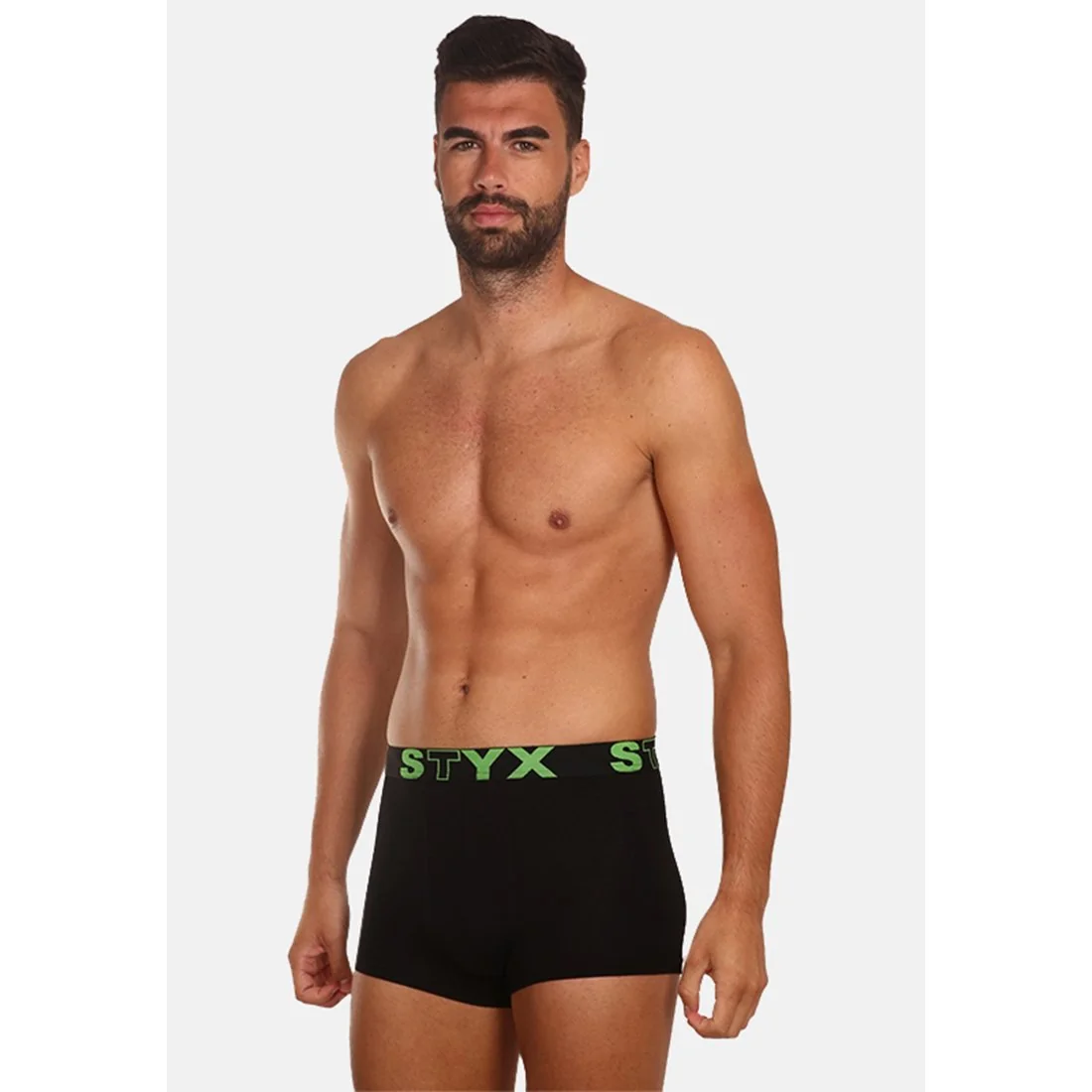 Styx 3PACK pánské boxerky sportovní guma vícebarevné (G9606162) XL