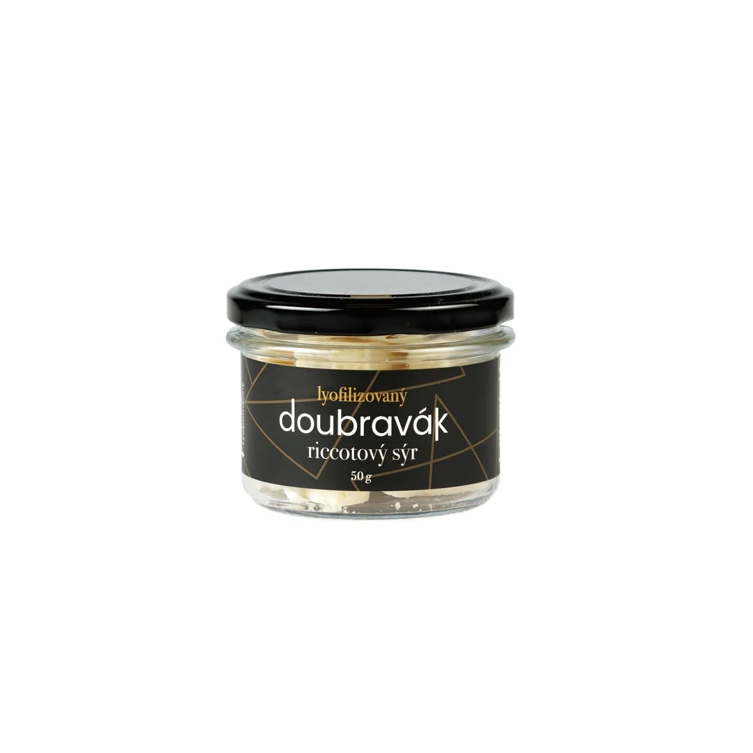 Lyopotraviny Lyofilizovaný DOUBRAVÁK - ricottový sýr, 50 g, sklo