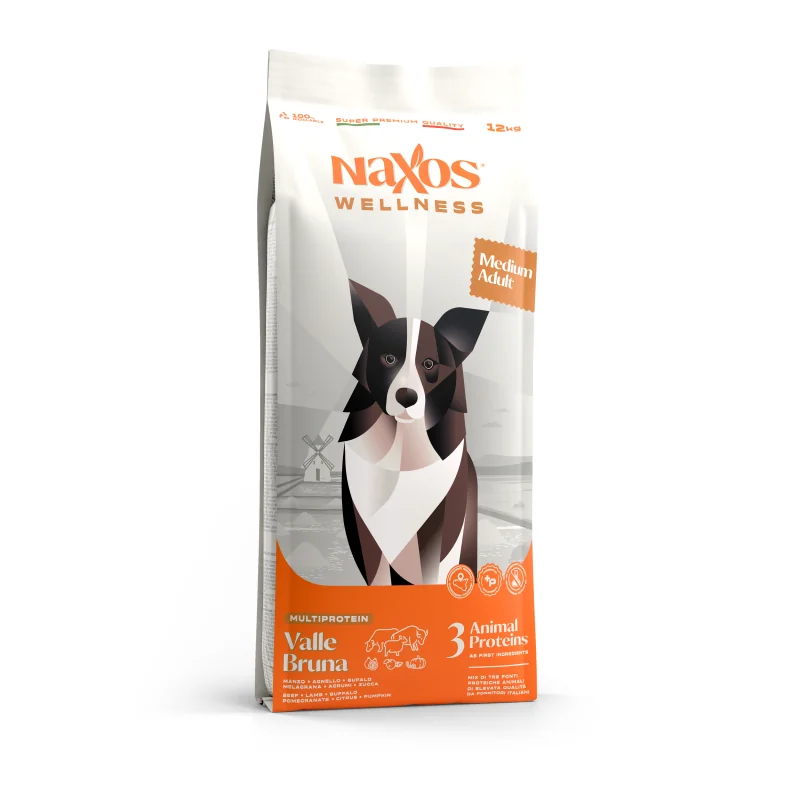 Adragna NAXOS wellness adult medium hovězí, jehněčí, buvolí 12kg