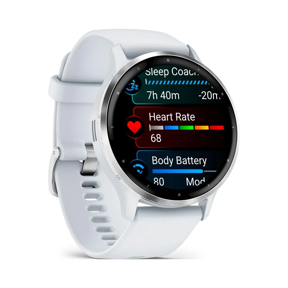 Garmin VENU 3 chytré hodinky Whitestone/Silver