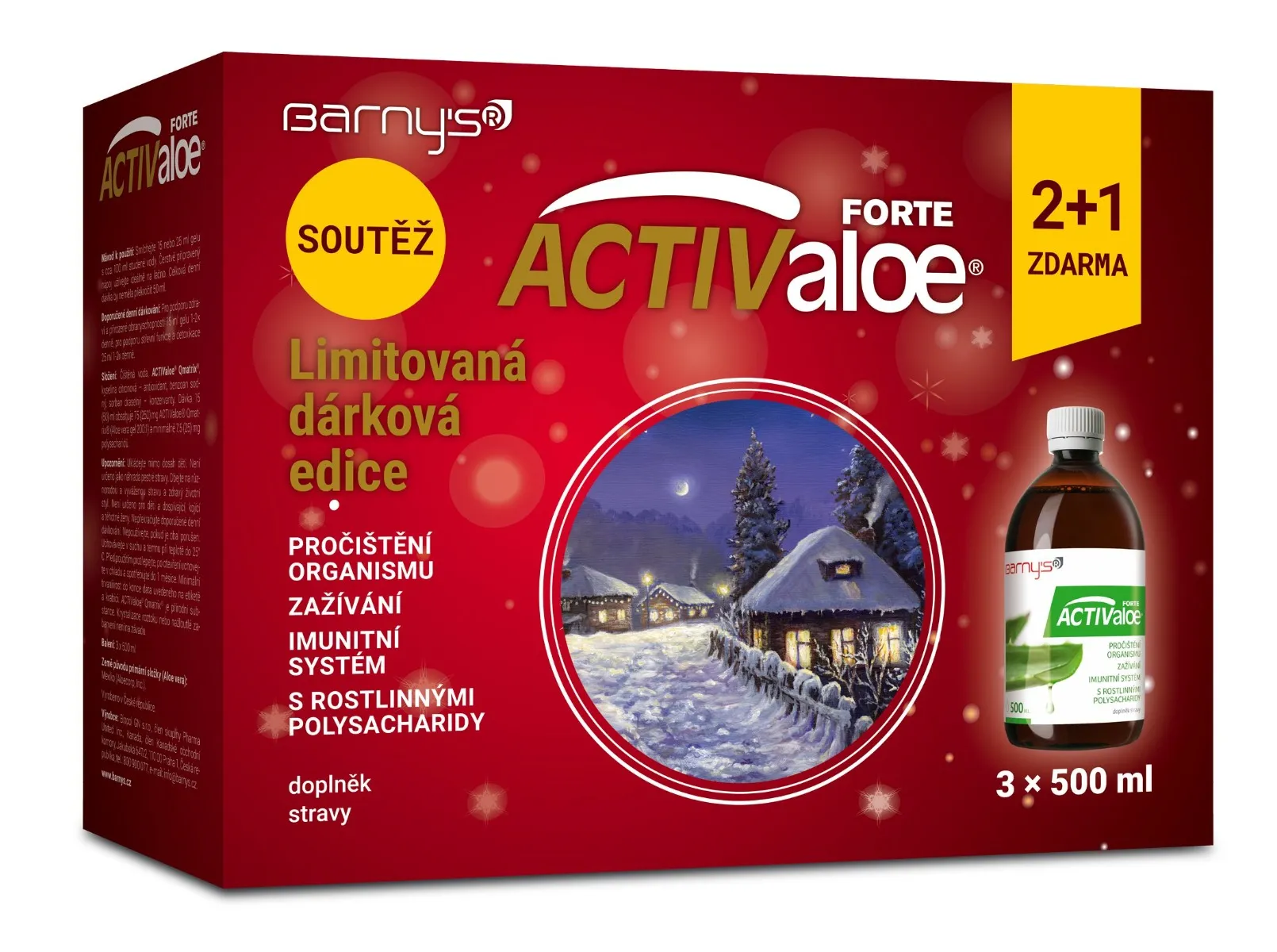 Barny´s ACTIValoe 2+1 ZDARMA 3x500 ml