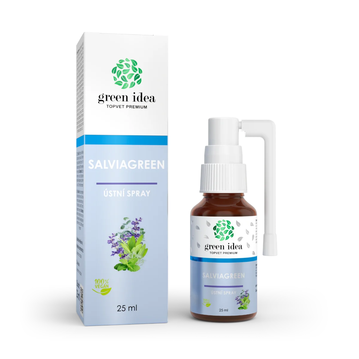 Green idea Salviagreen ústní sprej 25 ml