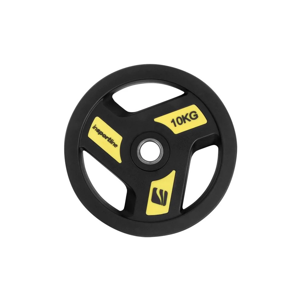 inSPORTline Pogumovaný kotouč Herk 10 kg 30 mm