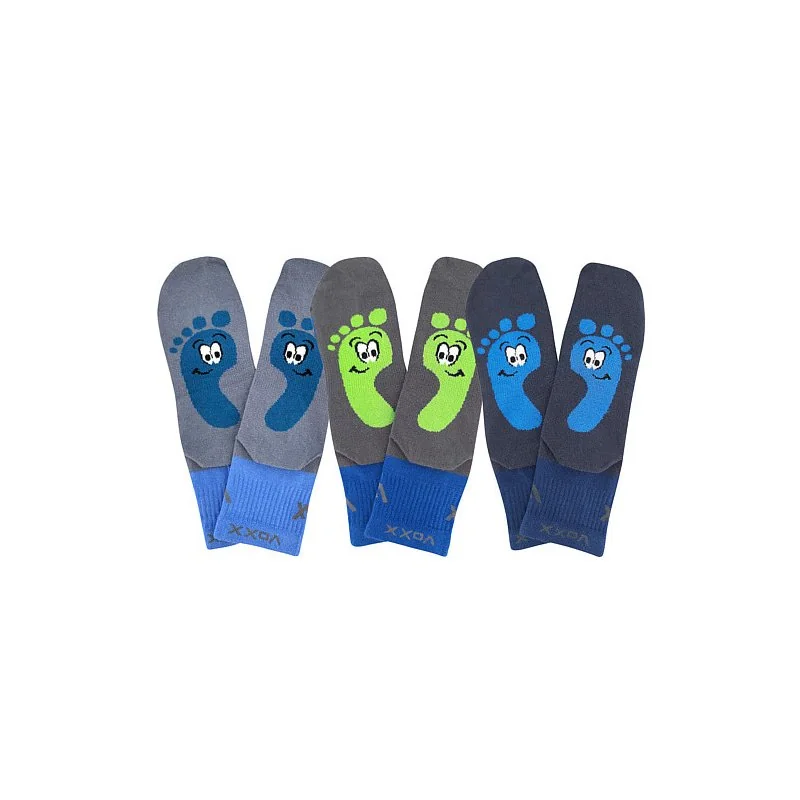 VoXX 3PACK dětské ponožky vícebarevné (Barefootik-mix-boy) 20/24 