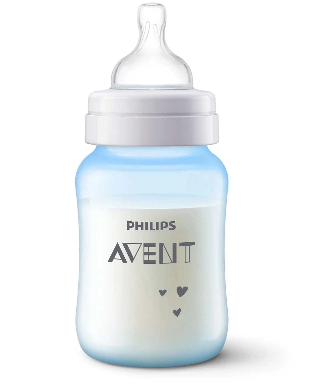 Philips Avent Anti-colic 260 ml láhev 1 ks modrá se slonem