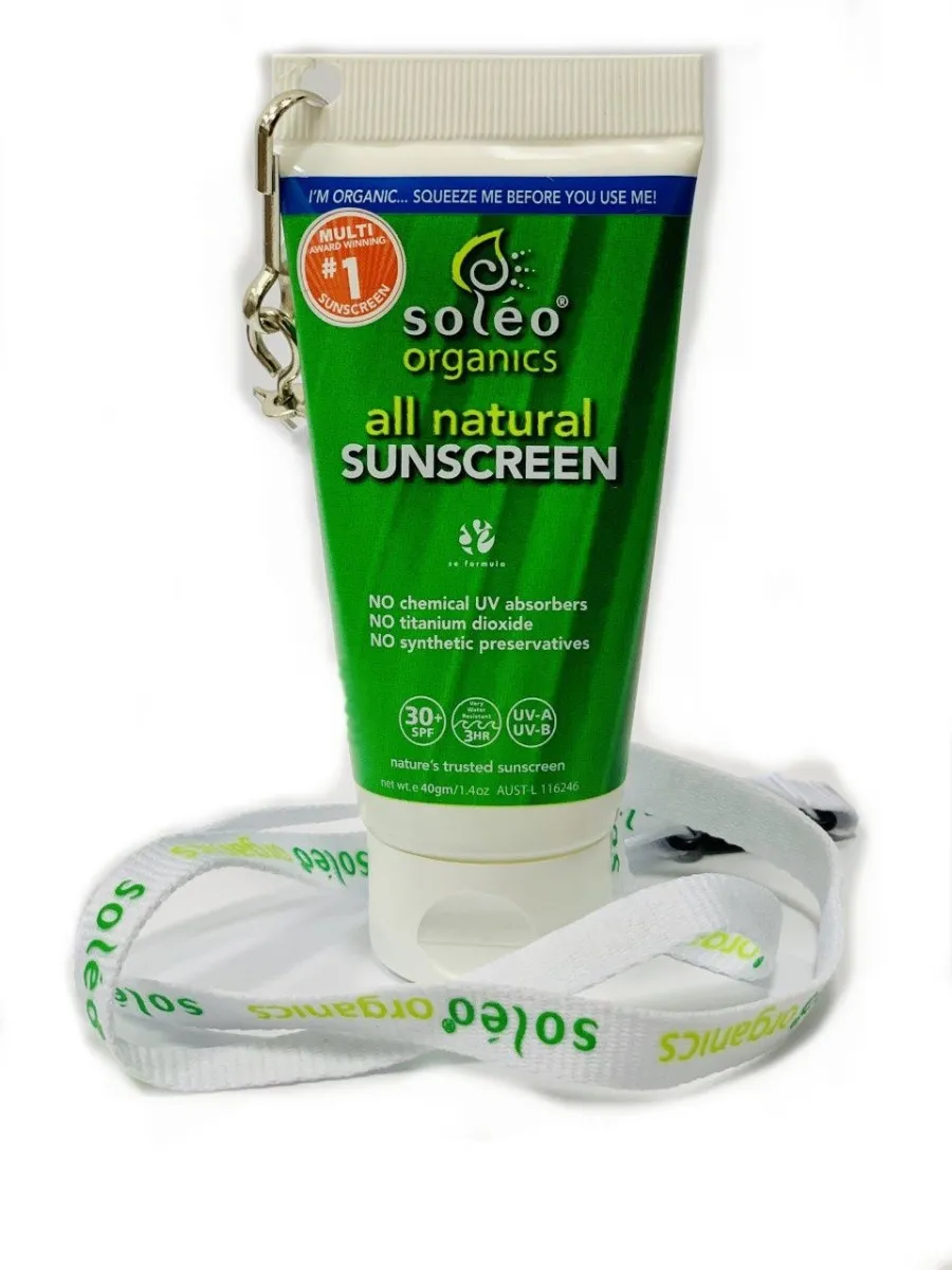 Soléo organics all natural Sunscreen SPF30+ 40 g