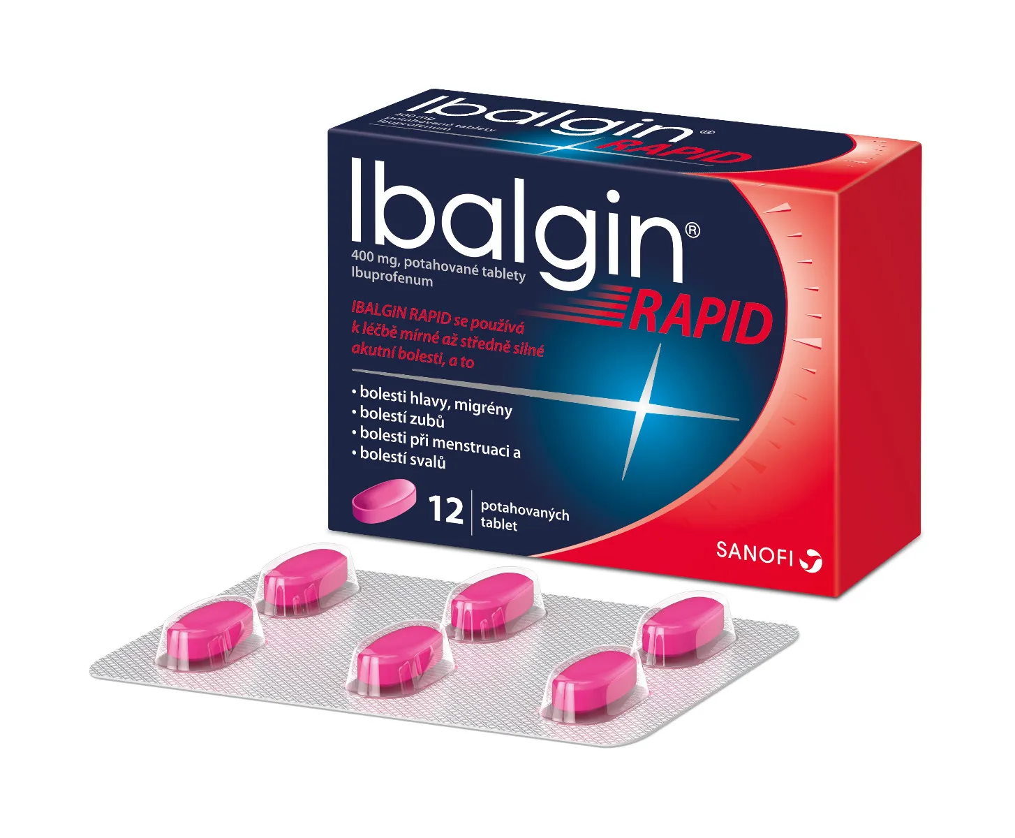 Ibalgin Rapid 400 mg 12 tablet