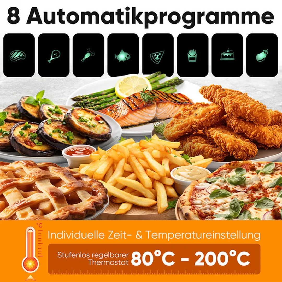 ProfiCook FR 1294 H horkovzdušná fritéza 6,5L,1600 W