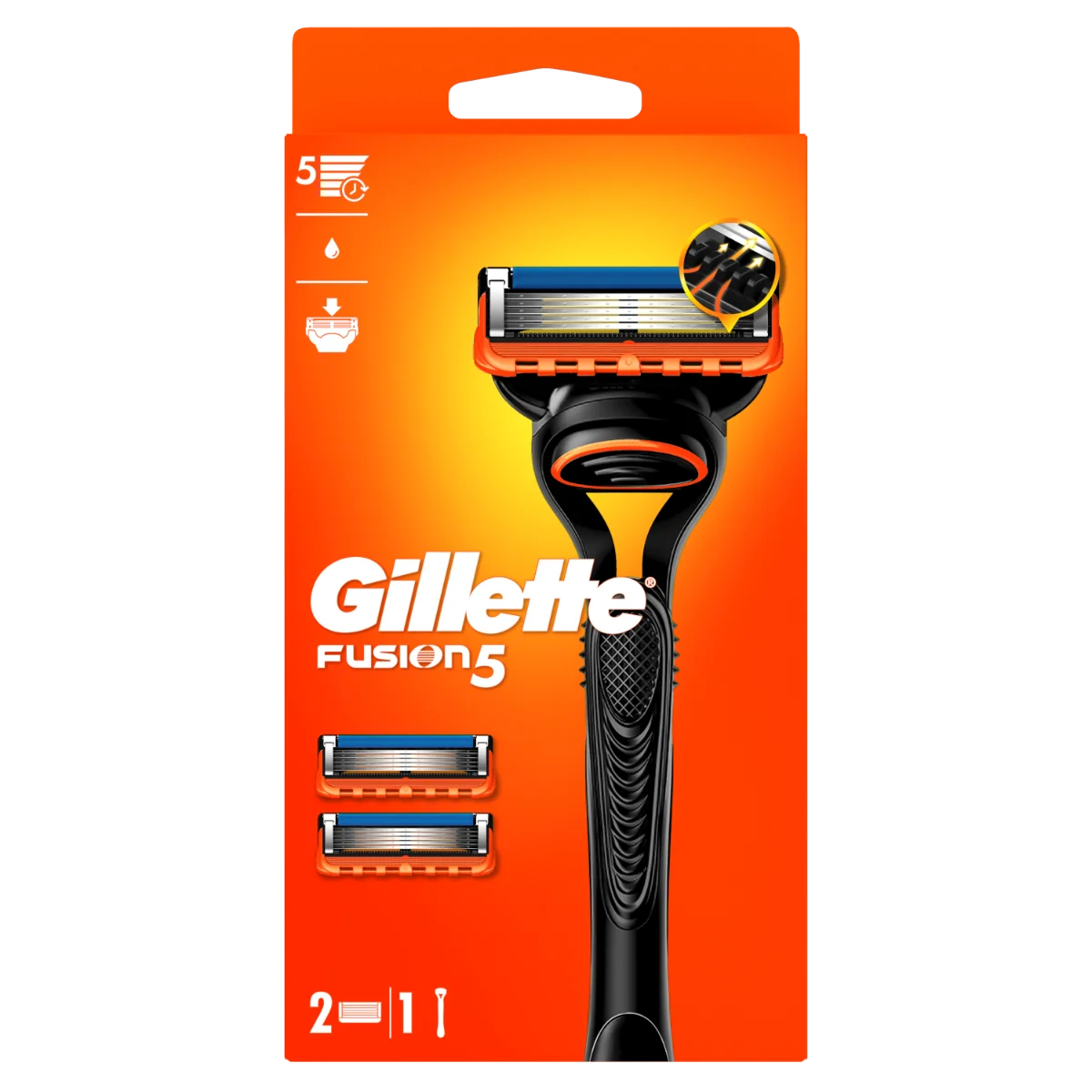 Gillette Fusion5 Manual pánský holicí strojek + 2 hlavice