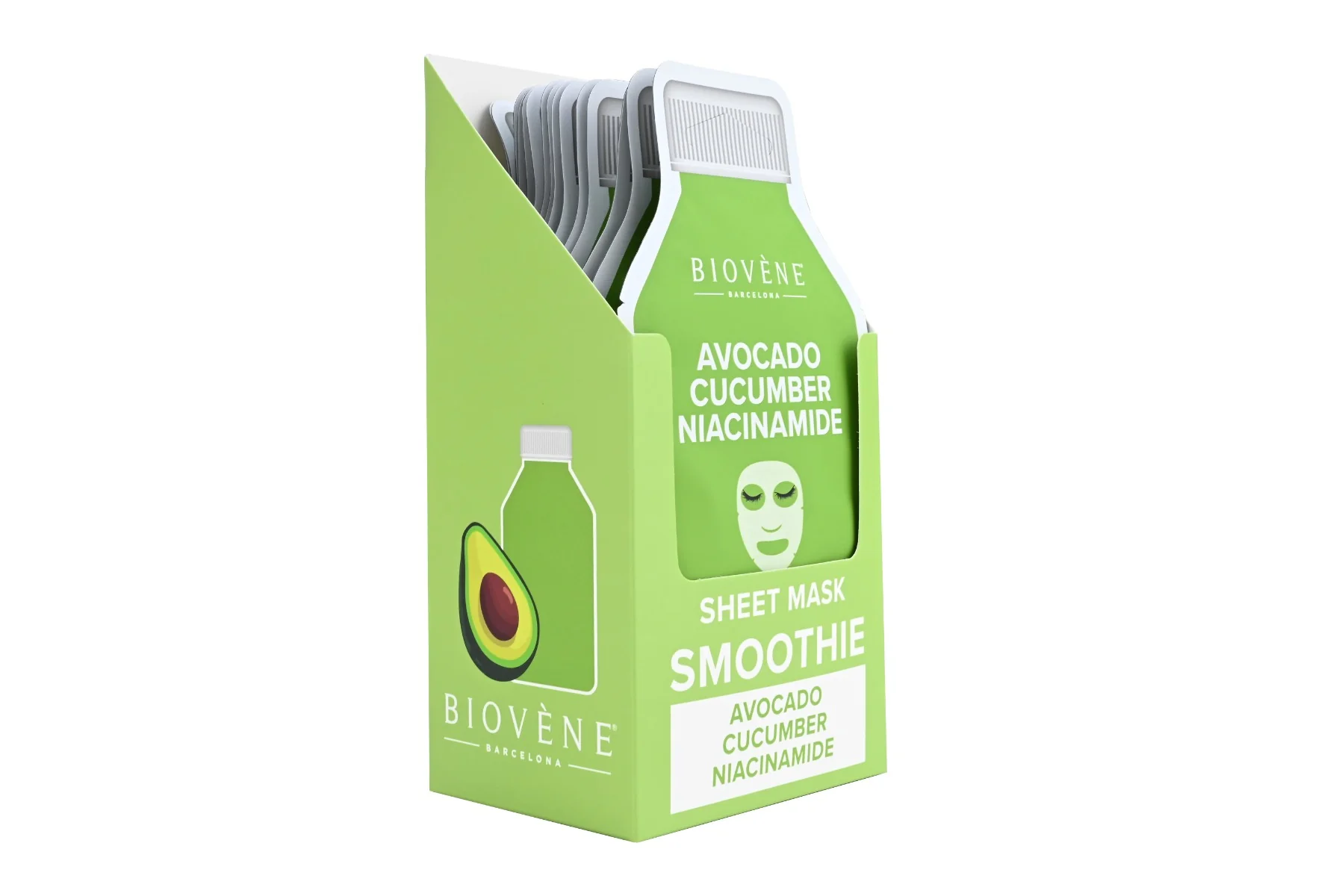 BIOVÉNE Avocado + Niacin Dewy-Moist plátýnková maska 25 ml
