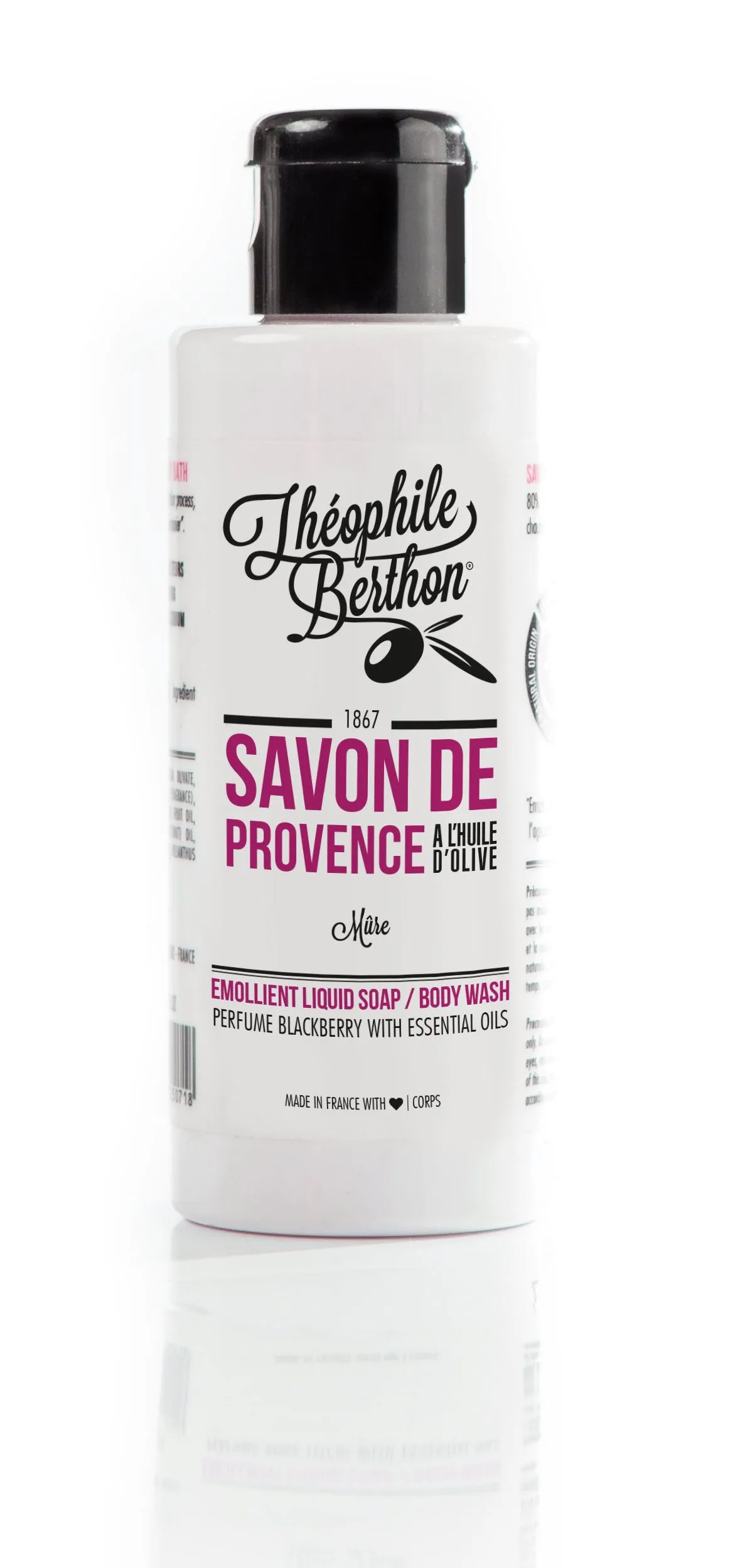 Theophile Berthon Savon de Provence vůně borůvek tekuté mýdlo 100 ml