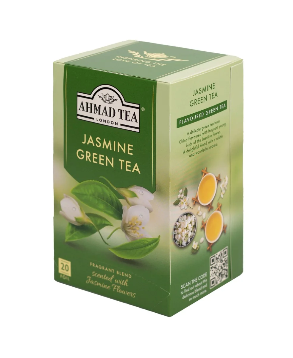 Ahmad Tea Green Jasmine Tea porcovaný čaj 20x2 g