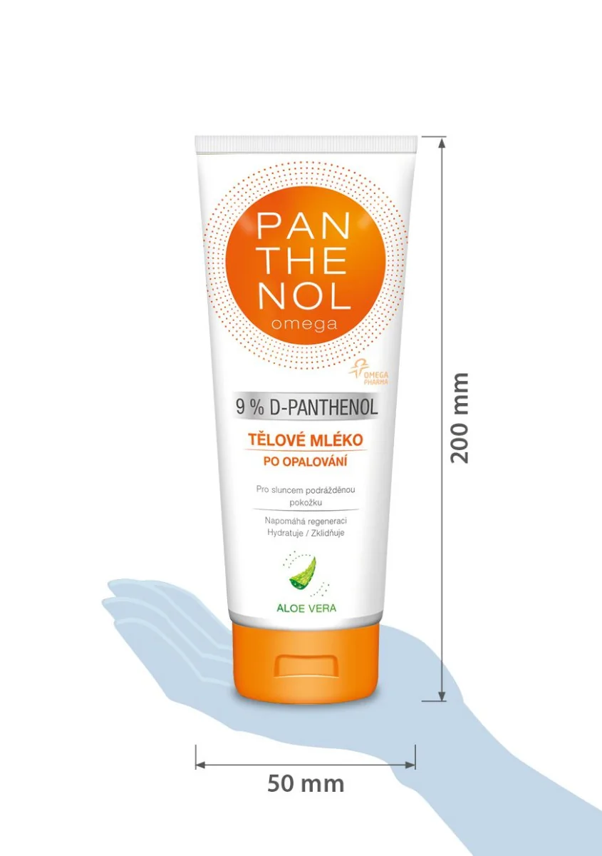 Panthenol Omega Tělové mléko aloe vera 9 % 250 ml