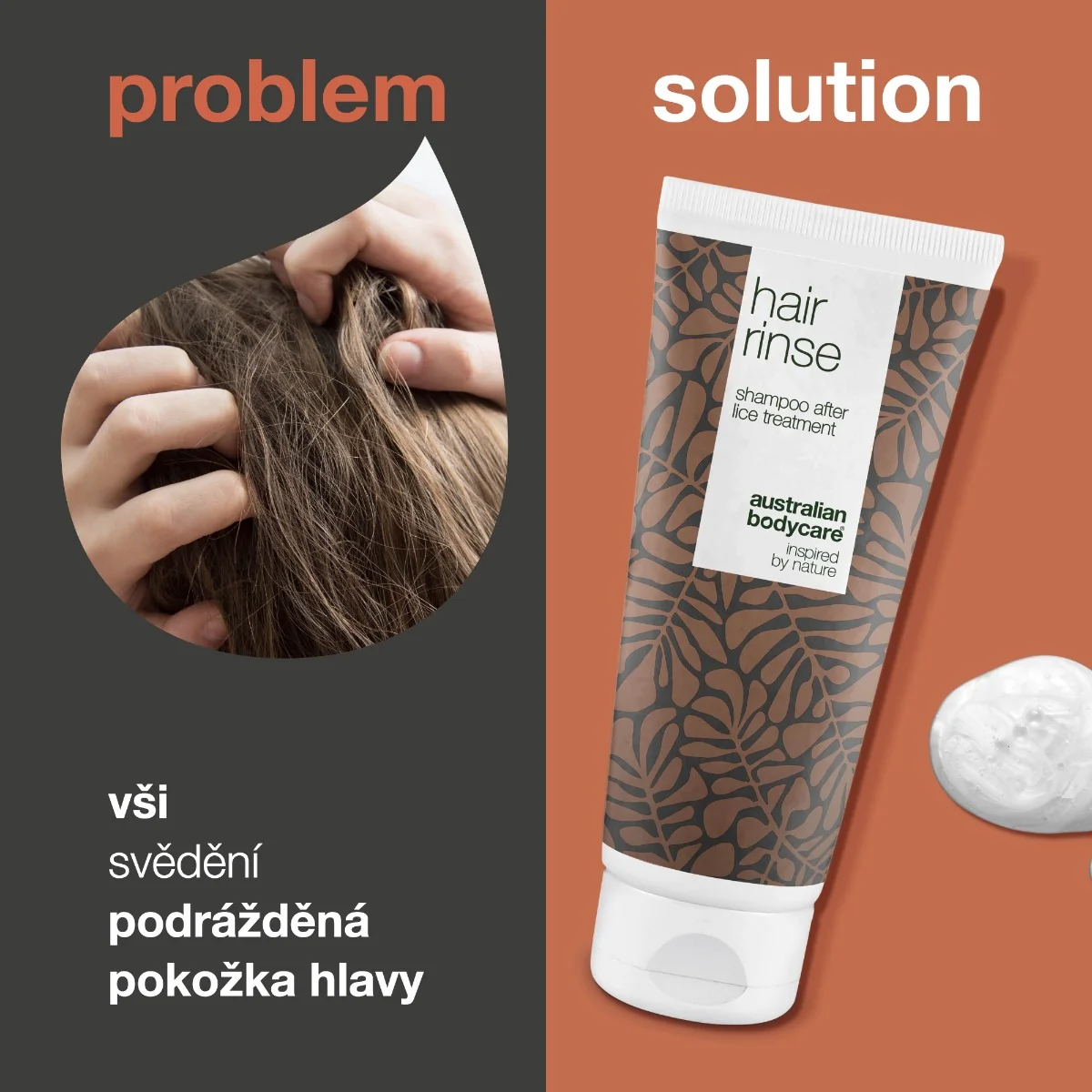 Australian Bodycare Hair Rinse preventivní odvšivovací šampon 200 ml