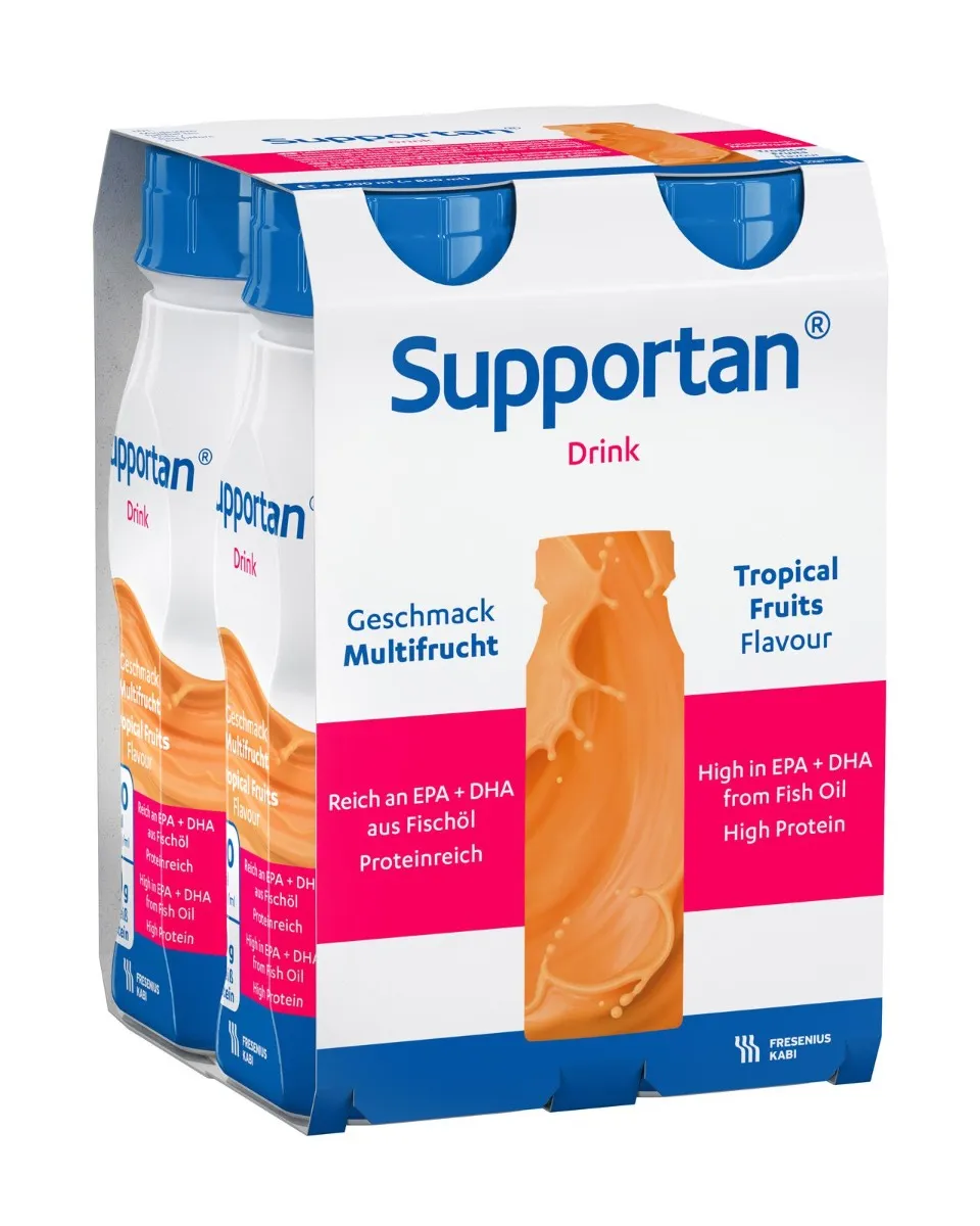 Supportan DRINK Tropické ovoce 4x200 ml