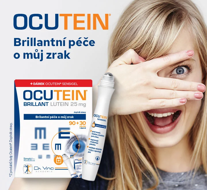 Ocutein. Brilantní péče o můj zrak. Ocutein. Brilantní péče o můj zrak.