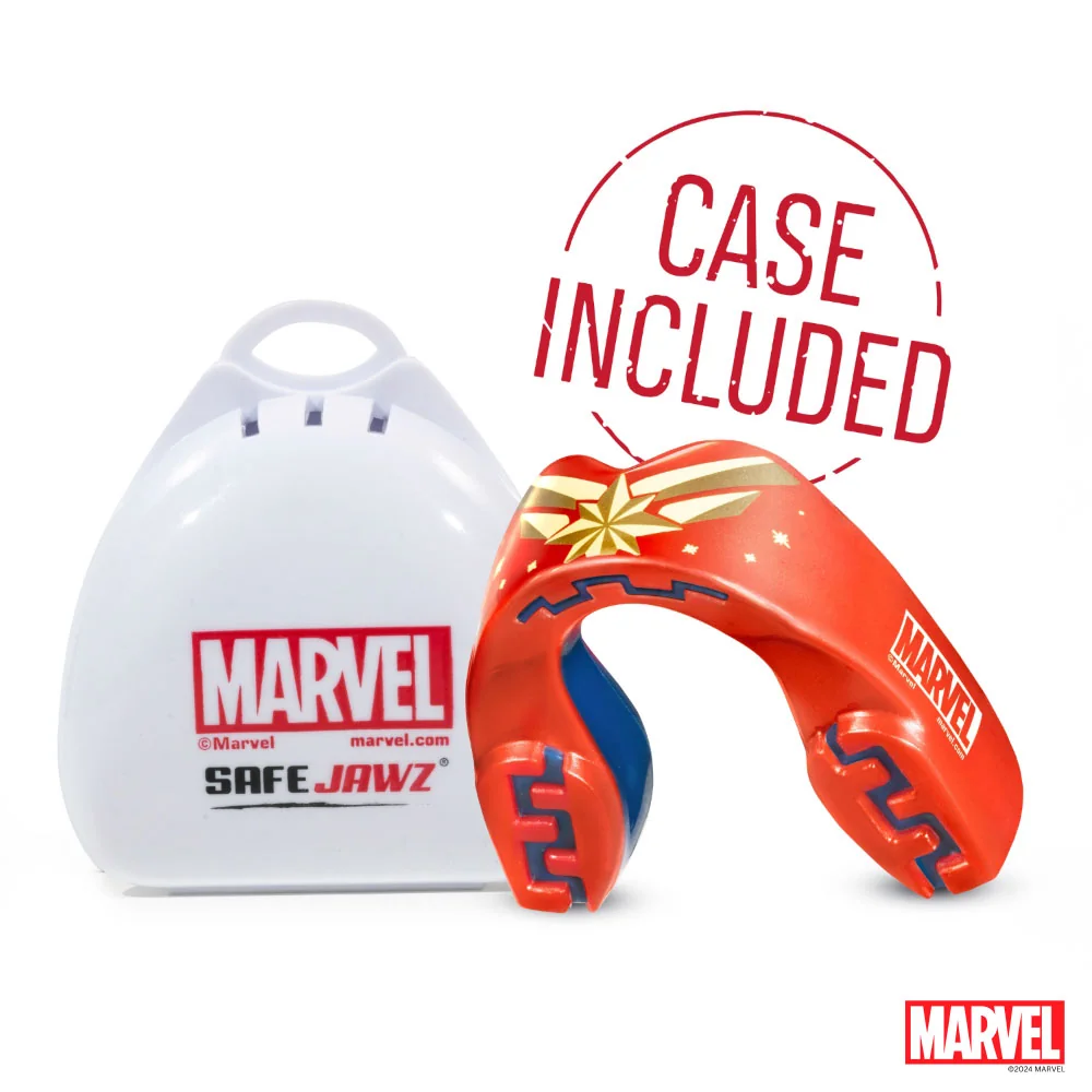 SAFEJAWZ Chránič zubů Captain Marvel, Velikost: Junior
