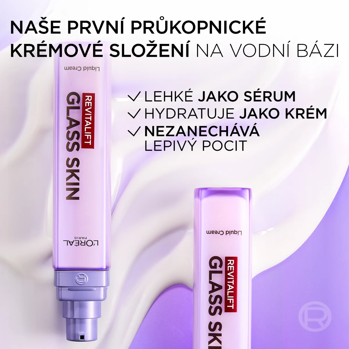 Loréal Paris Revitalift Filler Glass Skin krém na vodní bázi 50 ml