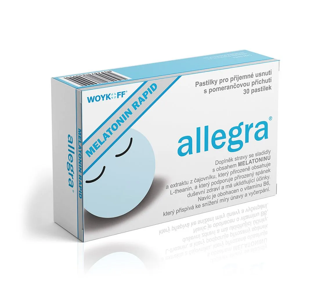 Woykoff allegra MELATONIN RAPID 30 pastilek