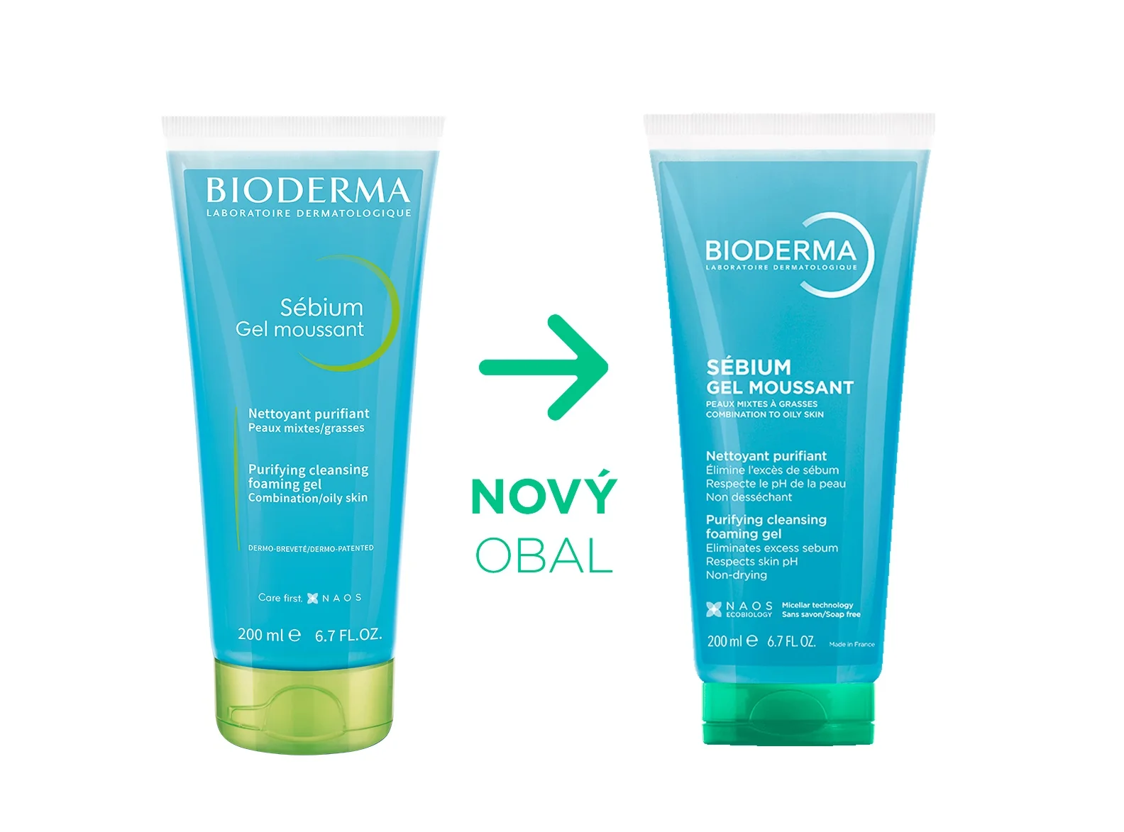 BIODERMA Sébium Gel Moussant čisticí gel 200 ml