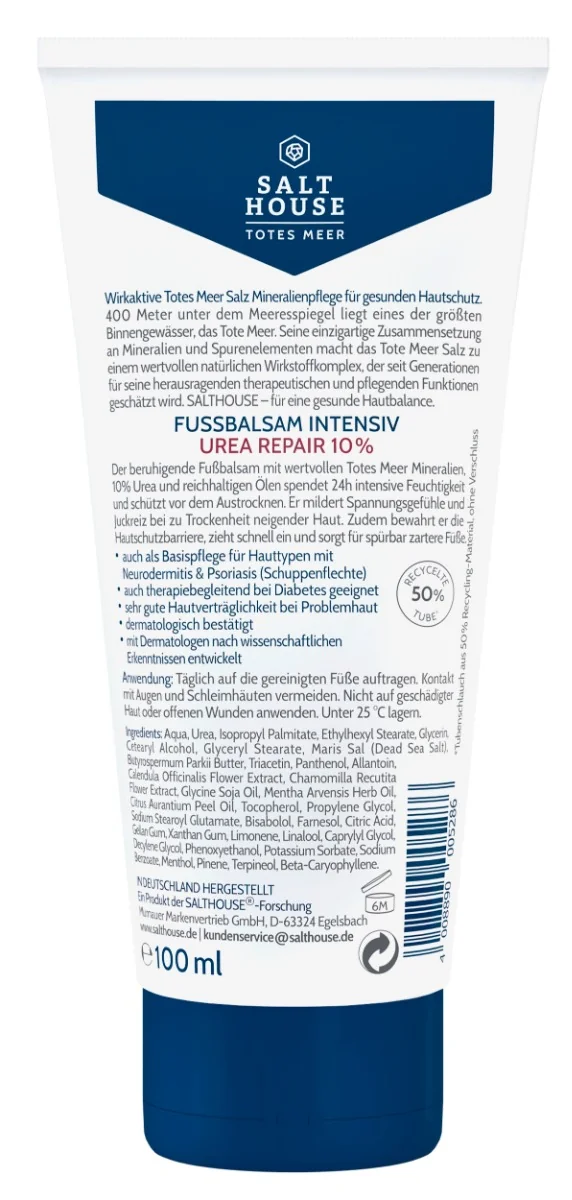 Salt House Therapie krém na nohy 100 ml