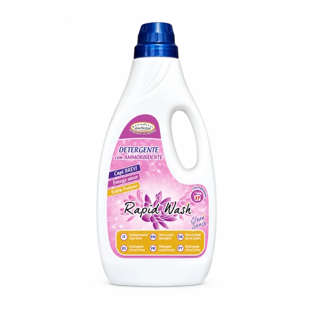 HygienFresh Rapid Wash Clean Sense 4v1 prací gel na krátké prací cykly s aviváží 1,5 l
