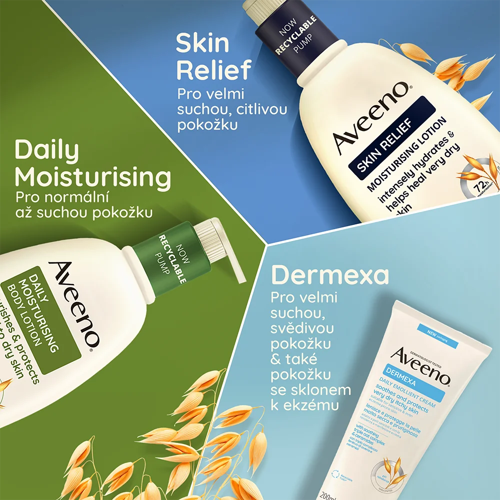 Aveeno Skin Relief Tělový olej ve spreji 200 ml