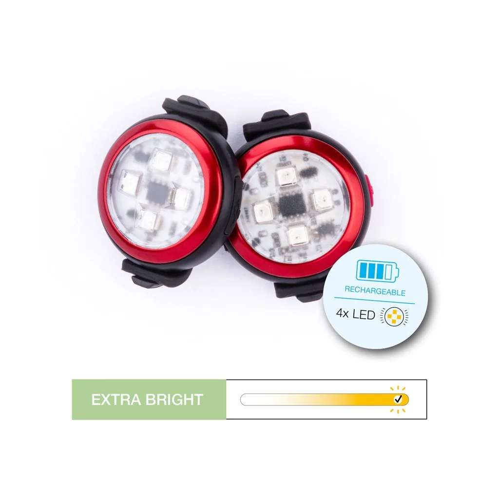 Curli Luumi LED bezpečnostní světýlko dobíjecí na obojek GREEN
