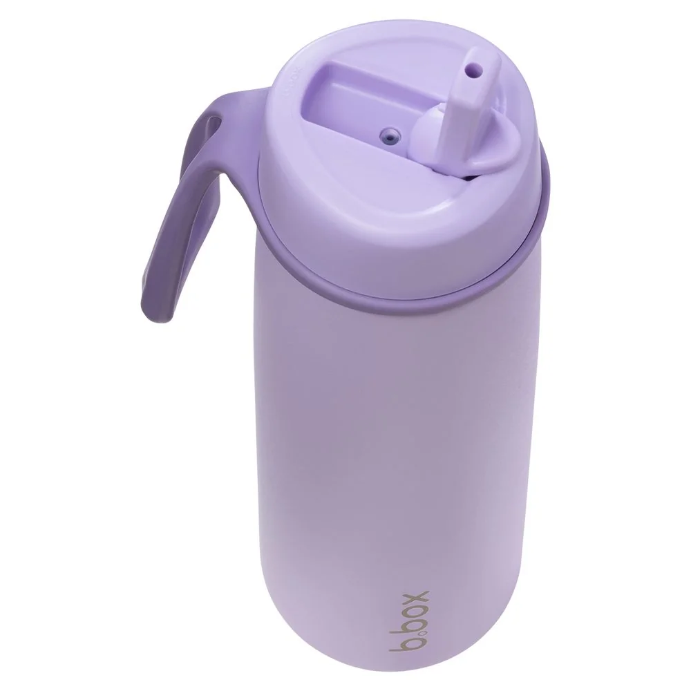 B.BOX Nerezová termolahev s brčkem 690 ml - lilac love
